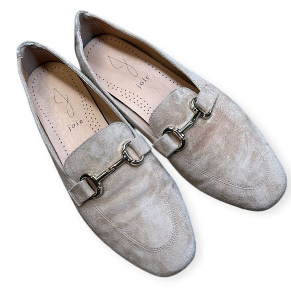 JOIE Women’s Taupe Suede Loafers Flats Size 9 EU40 - Picture 1 of 6